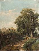 Eugenio Gignous The Environs of Milan oil